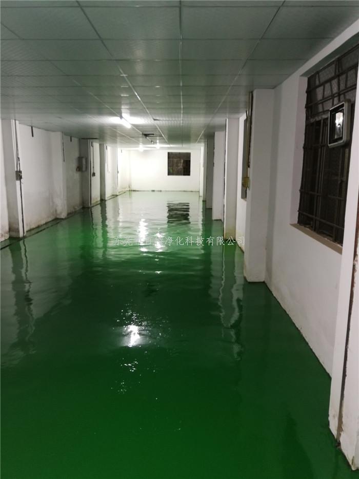東莞市謝山橋工地施工環氧樹脂薄涂地坪